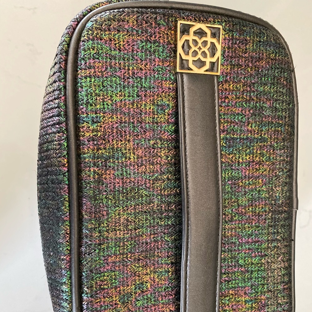 Kendra Scott travel train case black iridescent